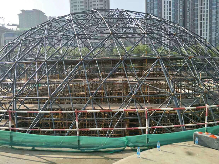 阜康球形网架钢结构施工